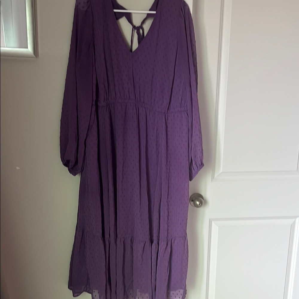Torrid Lavender V-Neck Dress